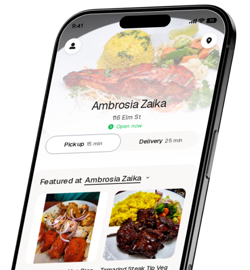 Ambrosia Zaika app preview