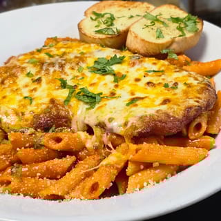 Butter Chicken Parm Pasta