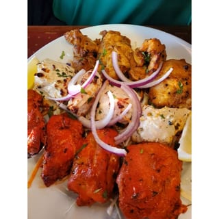 Chicken Platter, Veg & Rice